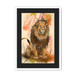 Savannah Suave Framed Print Pawky Paws A3 (297 X 420 mm) / White / Black Mount Framed Print