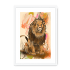 Savannah Suave Framed Print Pawky Paws A3 (297 X 420 mm) / White / White Mount Framed Print