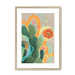 Desert Rain Framed Print Heat Flares A3 (297 X 420 mm) / Natural / White Mount Framed Print