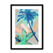 Palm Beach Framed Print Heat Flares A3 (297 X 420 mm) / Black / White Mount Framed Print