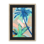 Palm Beach Framed Print Heat Flares A3 (297 X 420 mm) / Natural / Black Mount Framed Print