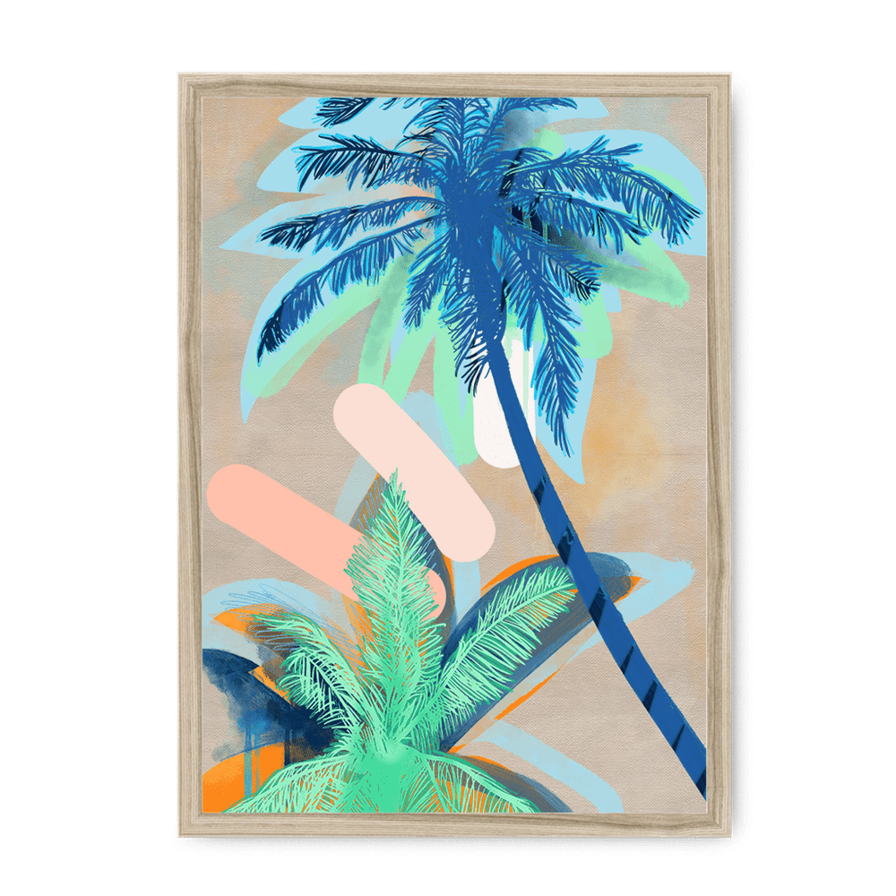 Palm Beach Framed Print Heat Flares A3 (297 X 420 mm) / Natural / No Mount (All Art) Framed Print