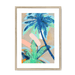 Palm Beach Framed Print Heat Flares A3 (297 X 420 mm) / Natural / White Mount Framed Print