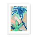 Palm Beach Framed Print Heat Flares A3 (297 X 420 mm) / White / White Mount Framed Print