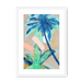 Palm Beach Framed Print Heat Flares A3 (297 X 420 mm) / White / White Mount Framed Print