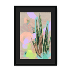 Tropic Pop Framed Print Heat Flares A3 (297 X 420 mm) / Black / Black Mount Framed Print