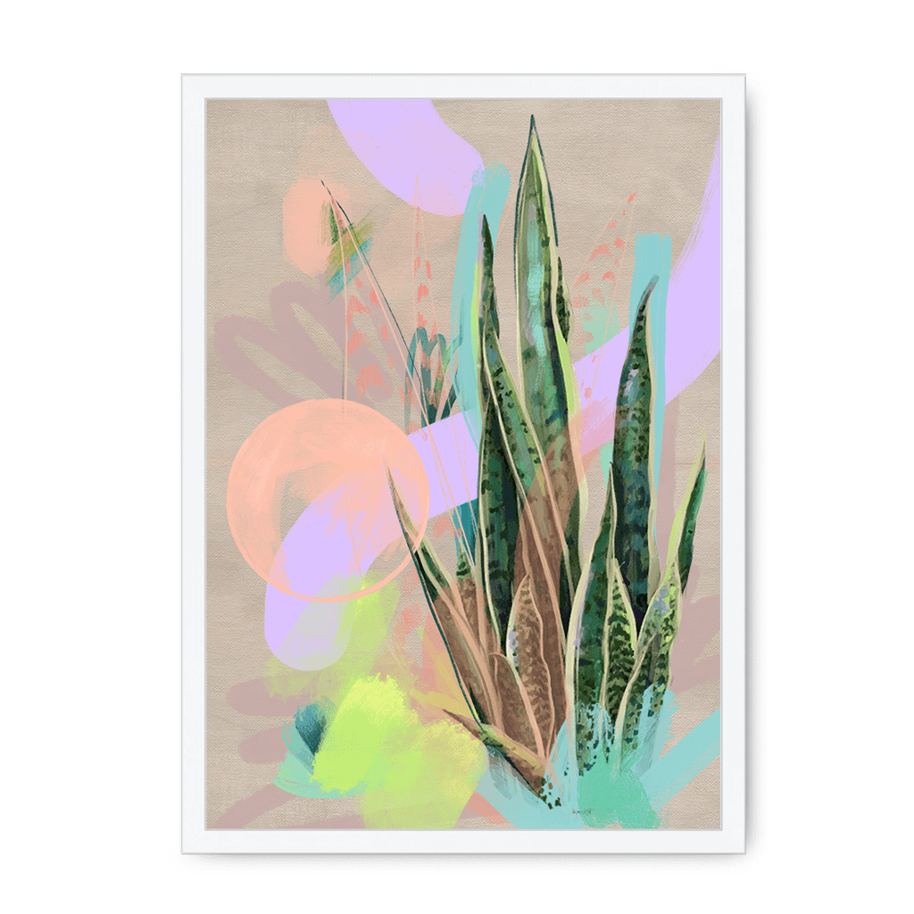 Tropic Pop Framed Print Heat Flares A3 (297 X 420 mm) / White / No Mount (All Art) Framed Print