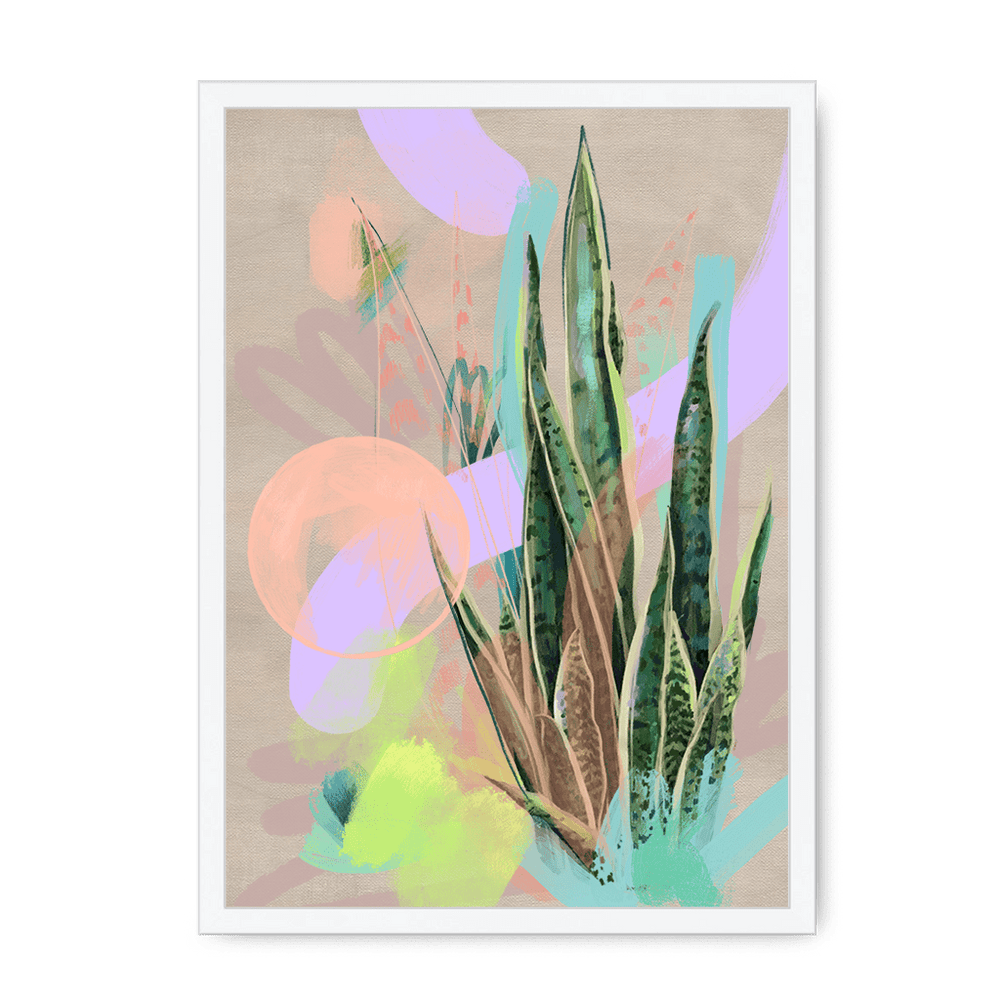 Tropic Pop Framed Print Heat Flares A3 (297 X 420 mm) / White / No Mount (All Art) Framed Print