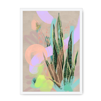 Tropic Pop Framed Print Heat Flares A3 (297 X 420 mm) / White / No Mount (All Art) Framed Print