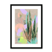 Tropic Pop Framed Print Heat Flares A3 (297 X 420 mm) / Black / White Mount Framed Print