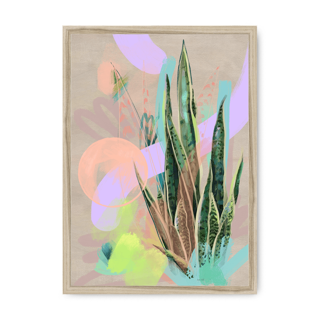 Tropic Pop Framed Print Heat Flares A3 (297 X 420 mm) / Natural / No Mount (All Art) Framed Print