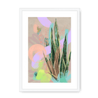 Tropic Pop Framed Print Heat Flares A3 (297 X 420 mm) / White / White Mount Framed Print