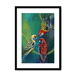 Rondel Of Rosellas Framed Print The Gathering A3 (297 X 420 mm) / Black / White Mount Framed Print