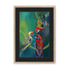 Rondel Of Rosellas Framed Print The Gathering A3 (297 X 420 mm) / Natural / Black Mount Framed Print