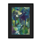 Indigo Dawn Framed Print Wallflowers A3 (297 X 420 mm) / Black / Black Mount Framed Print
