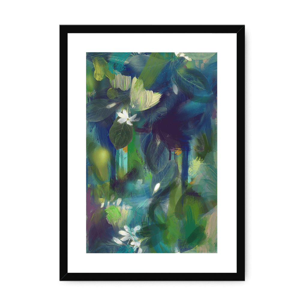 Indigo Dawn Framed Print Wallflowers A3 (297 X 420 mm) / Black / White Mount Framed Print