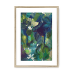 Indigo Dawn Framed Print Wallflowers A3 (297 X 420 mm) / Natural / White Mount Framed Print