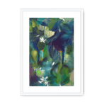 Indigo Dawn Framed Print Wallflowers A3 (297 X 420 mm) / White / White Mount Framed Print