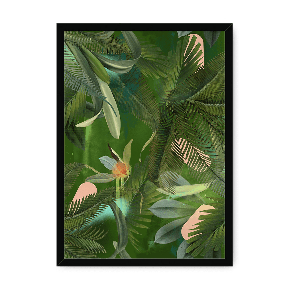 Fougère Fou Framed Print WallFlowers A3 (297 X 420 mm) / Black / No Mount (All Art) Framed Print