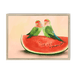 Watermelon Lovebirds Framed Print The Gathering A3 (297 X 420 mm) / Natural / No Mount (All Art) Framed Print