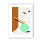 Ni Framed & Mounted Print Movements A3 Portrait / White Frame Mounted Print