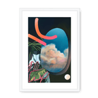 Armchair Travels Framed & Mounted Print Abstractions A3 Portrait / White Frame Mounted Print