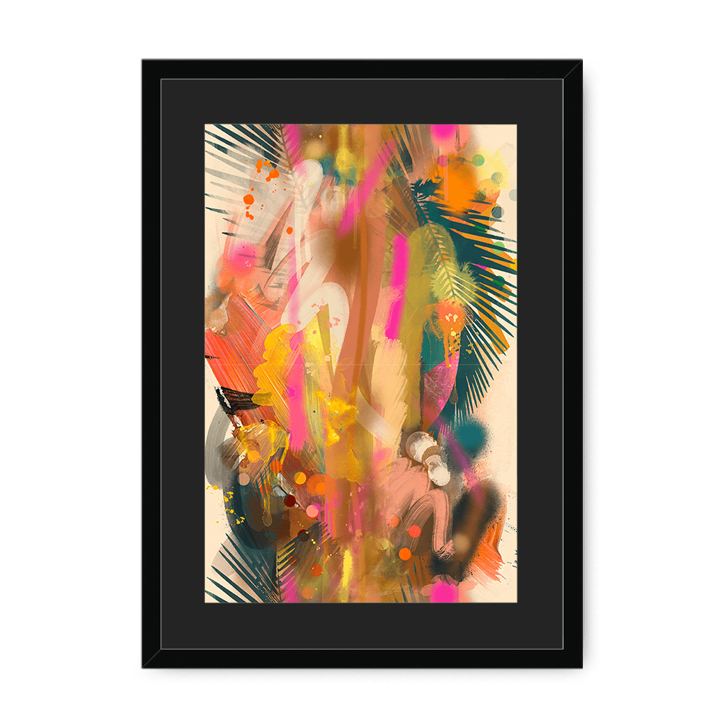 Miami Vice Framed Print Road Tripping A3 (297 X 420 mm) / Black / Black Mount Framed Print