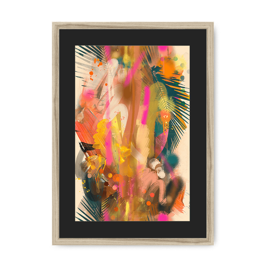 Miami Vice Framed Print Road Tripping A3 (297 X 420 mm) / Natural / Black Mount Framed Print