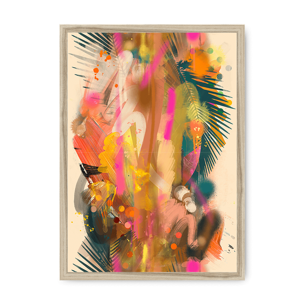 Miami Vice Framed Print Road Tripping A3 (297 X 420 mm) / Natural / No Mount (All Art) Framed Print