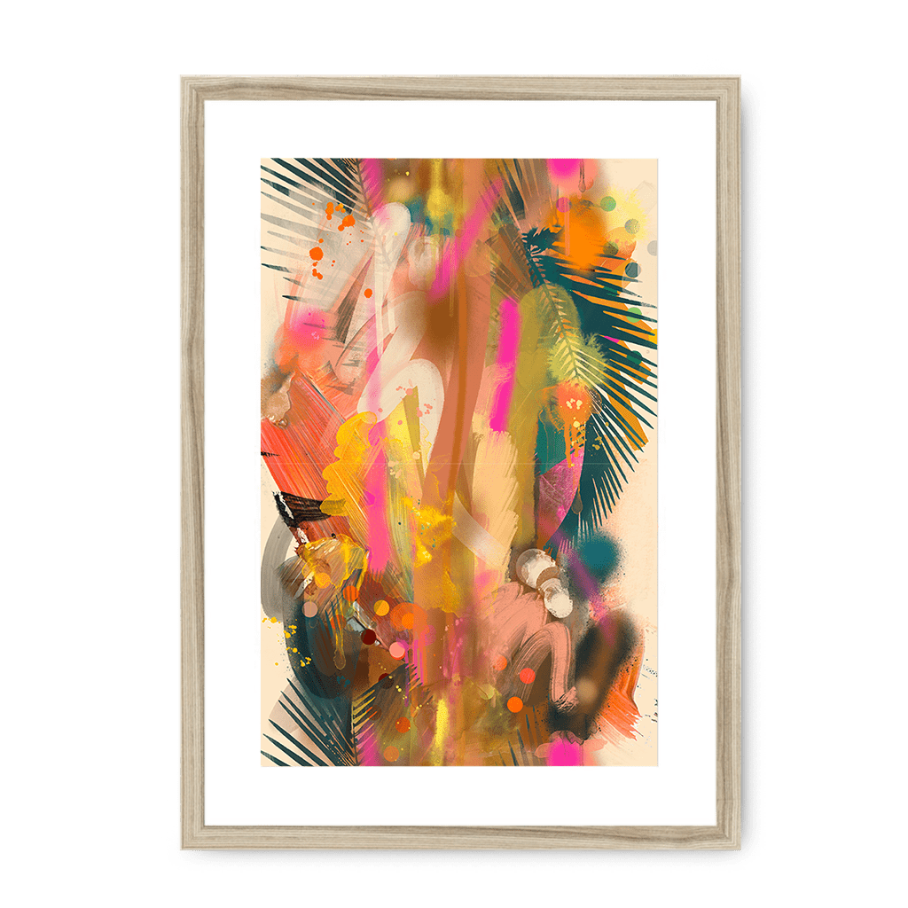 Miami Vice Framed Print Road Tripping A3 (297 X 420 mm) / Natural / White Mount Framed Print