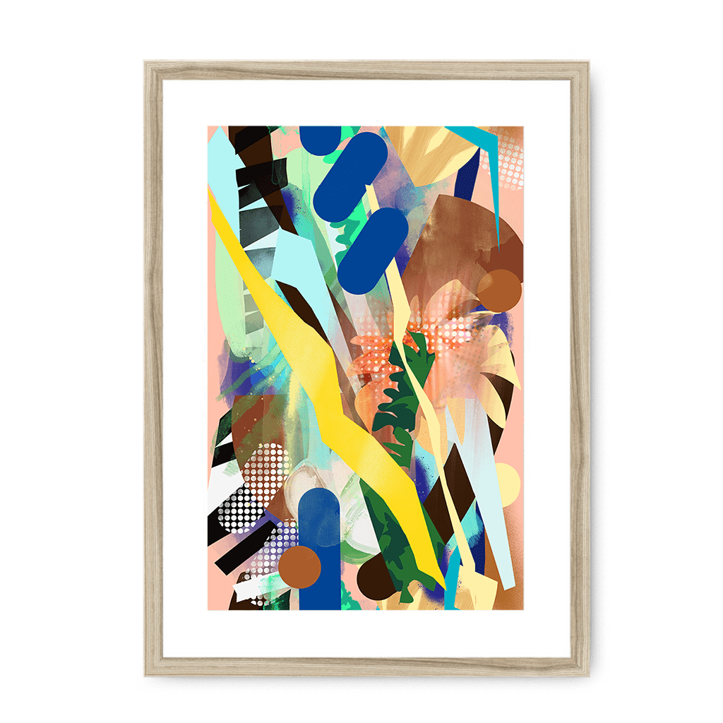 Vienna Calling Framed Print Road Tripping A3 (297 X 420 mm) / Natural / White Mount Framed Print