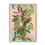 Ruby Rubber Jungle Framed Print WallFlowers A3 (297 X 420 mm) / Natural / No Mount (All Art) Framed Print