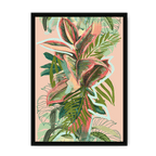 Ruby Rubber Jungle Framed Print WallFlowers A3 (297 X 420 mm) / Black / No Mount (All Art) Framed Print