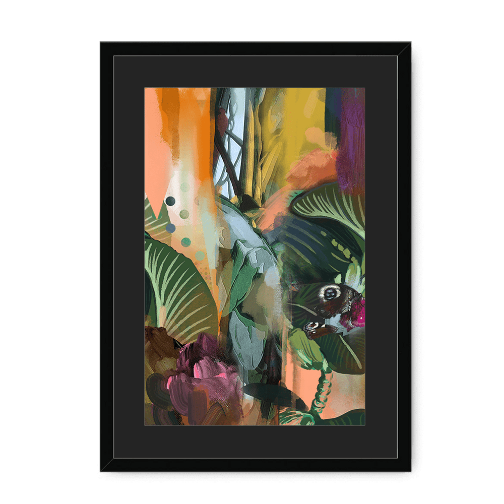 Flickering Flight Framed Print The Flutterby Effect A3 (297 X 420 mm) / Black / Black Mount Framed Print