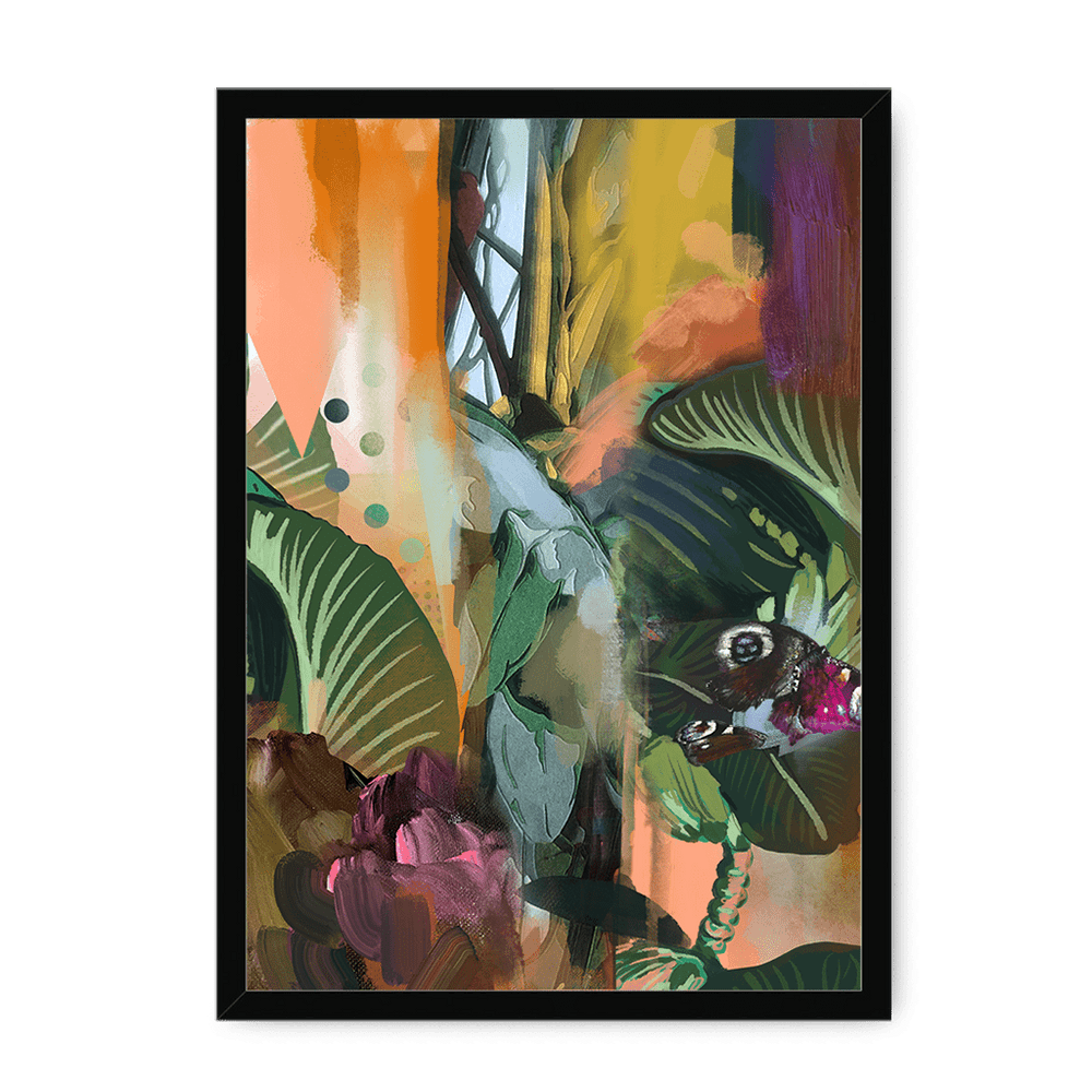 Flickering Flight Framed Print The Flutterby Effect A3 (297 X 420 mm) / Black / No Mount (All Art) Framed Print