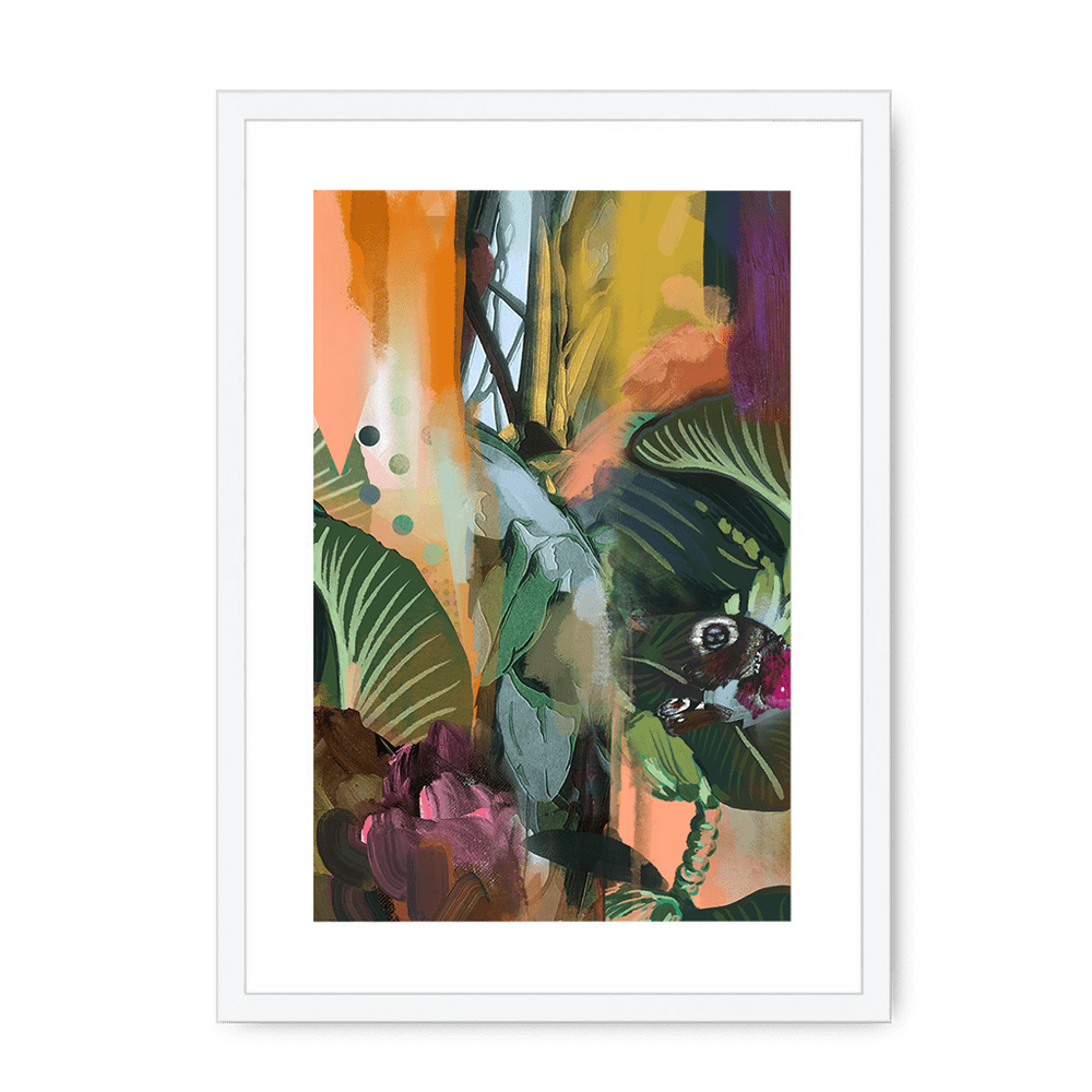 Flickering Flight Framed Print The Flutterby Effect A3 (297 X 420 mm) / White / White Mount Framed Print