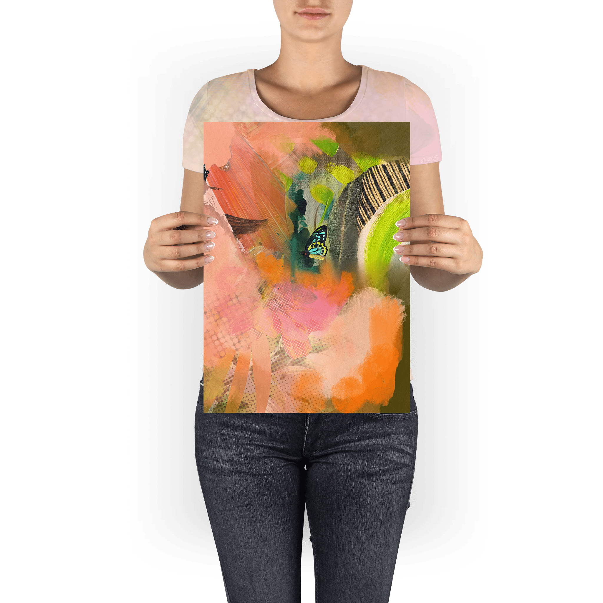 Butterfly Monsoon Giclée Art Print The Flutterby Effect A3 (29.7 X 42 cm) Art Print