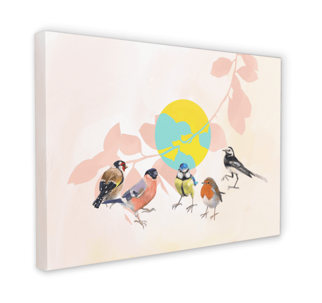 Garden Gang Canvas Print The Gathering 28"x40"(70x100 cm) Canvas Print