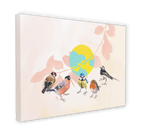 Garden Gang Canvas Print The Gathering 28"x40"(70x100 cm) Canvas Print