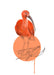 Scarlet Ibis Giclée Art Print Drippy Birds Art Print