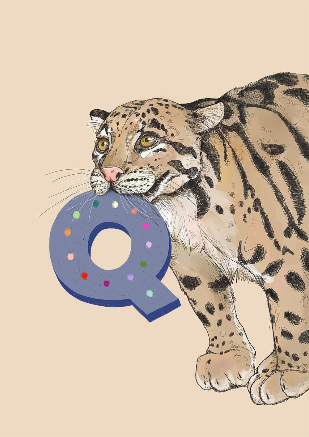 Alphapard Art Print Alphapard Q / A4 (21 X 29.7 cm) Art Print