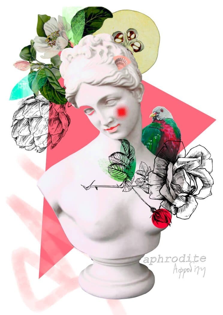 Aphrodite Matte Art Print Greek Gods A4 (21 X 29.7 cm) Art Print