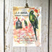 Bird Stuffer Matte Art Print Collage Corner A4 (21 X 29.7 cm) Art Print