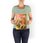 Tufted Whimsy Giclée Art Print Pawky Paws A4 (21 X 29.7 cm) Art Print