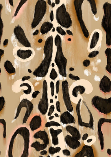 Clouded Leopard Dapper Giclée Art Print Leovely Leopards Art Print
