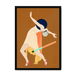 Dancer (Kobayakawa Kiyoshi X diedododa) Framed Print Movements A4 Portrait / Black Frame Framed Print