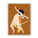 Dancer (Kobayakawa Kiyoshi X diedododa) Framed Print Movements A4 Portrait / Natural Frame Framed Print