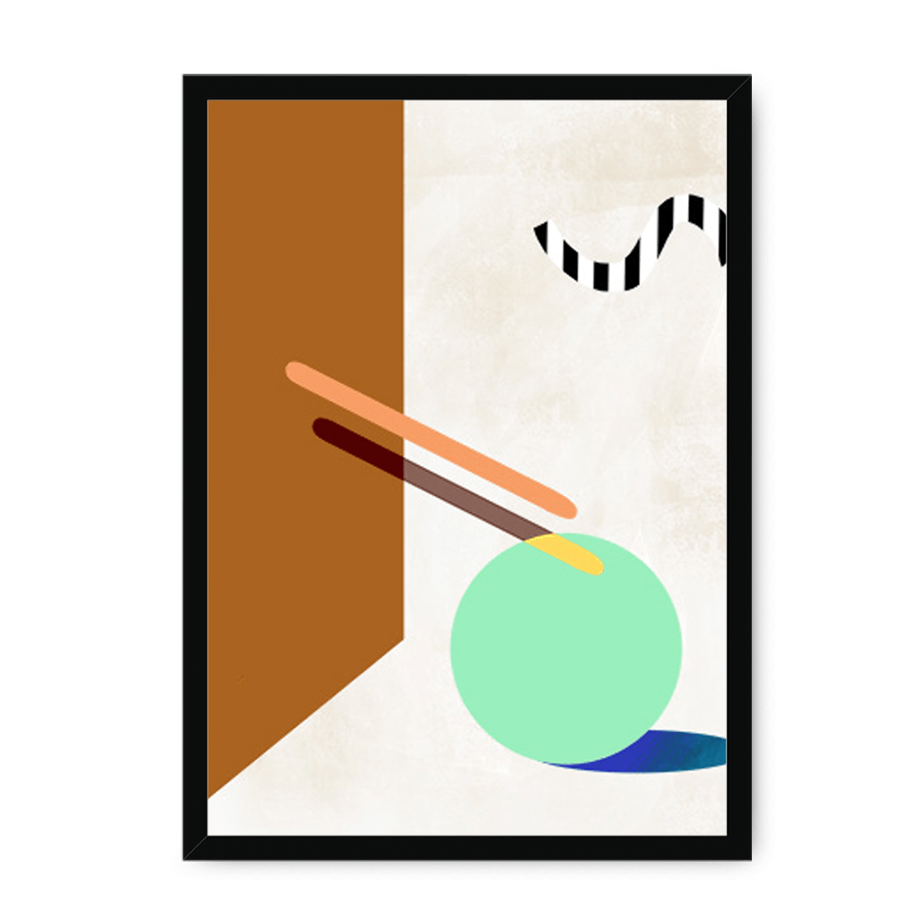 Ni Framed Print Movements A4 Portrait / Black Frame Framed Print