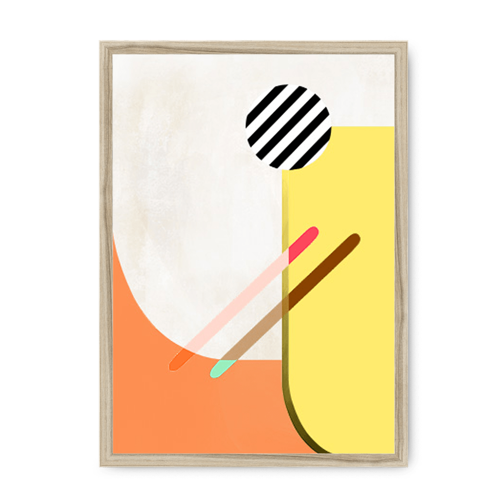 San Framed Print Movements A4 Portrait / Natural Frame Framed Print