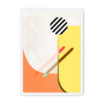 San Framed Print Movements A4 Portrait / White Frame Framed Print